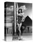 Land of the Pharaoes by Howard Hawks with Joan Collins, British actress born may 23rd, 1933, here 1-null-Stretched Canvas