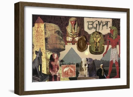 Land of the Pharaohs-Gerry Charm-Framed Giclee Print