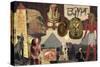 Land of the Pharaohs-Gerry Charm-Stretched Canvas