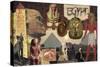 Land of the Pharaohs-Gerry Charm-Stretched Canvas