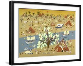 Land of the Pharoahs-David Sheskin-Framed Giclee Print