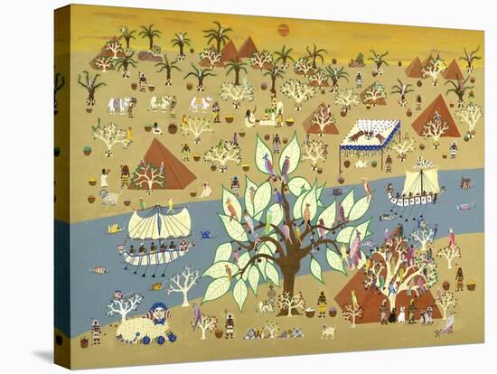 Land of the Pharoahs-David Sheskin-Stretched Canvas