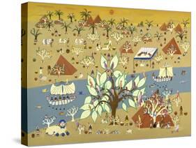 Land of the Pharoahs-David Sheskin-Stretched Canvas