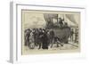 Land Once More!, a Study at the Sea-Side-Charles Green-Framed Giclee Print