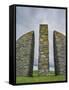 Land Raiders Monument Near Coll and Gress, Isle of Lewis, Scotland-Martin Zwick-Framed Stretched Canvas