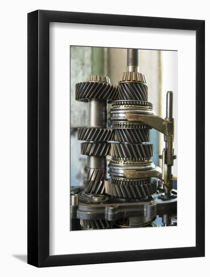 Land Rover Transmission Parts in Garage, Zambia-Paul Souders-Framed Photographic Print