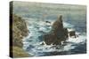 Land's End, 1872 (Oil on Board)-John Brett-Stretched Canvas