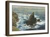 Land's End, 1872 (Oil on Board)-John Brett-Framed Giclee Print