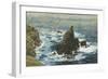 Land's End, 1872 (Oil on Board)-John Brett-Framed Giclee Print