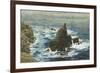 Land's End, 1872 (Oil on Board)-John Brett-Framed Giclee Print