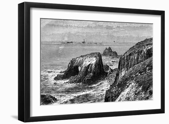 Land's End, Cornwall, 19th Century-Weber-Framed Giclee Print