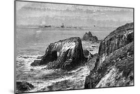 Land's End, Cornwall, 19th Century-Weber-Mounted Giclee Print