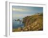 Land'S End In Cornwall-kirilstanchev-Framed Art Print