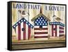 Land That I Love-Laurie Korsgaden-Framed Stretched Canvas