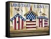 Land That I Love-Laurie Korsgaden-Framed Stretched Canvas