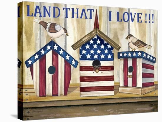 Land That I Love-Laurie Korsgaden-Stretched Canvas