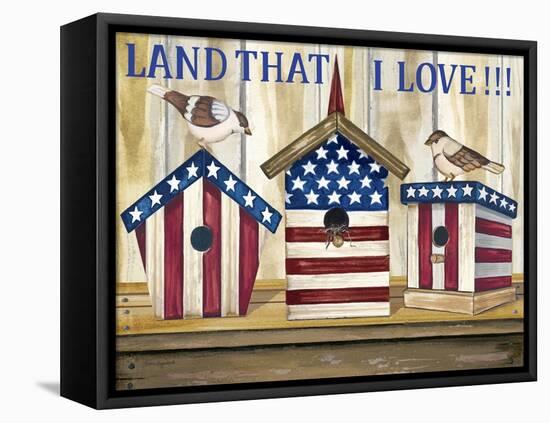 Land That I Love-Laurie Korsgaden-Framed Stretched Canvas