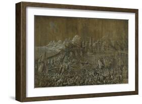 Landaknechten, Battle on a Bridge-Albrecht Altdorfer-Framed Giclee Print