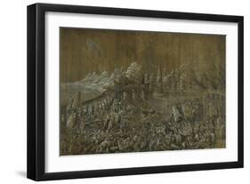 Landaknechten, Battle on a Bridge-Albrecht Altdorfer-Framed Giclee Print