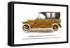 Landaulet with Hood over Front Seat-null-Framed Stretched Canvas