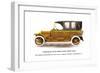 Landaulet with Hood over Front Seat-null-Framed Art Print