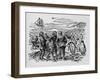 Landed on a Small Island Inhabited by Myriads of Penguins, C1918-null-Framed Giclee Print