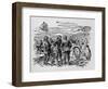 Landed on a Small Island Inhabited by Myriads of Penguins, C1918-null-Framed Giclee Print