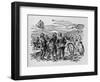 Landed on a Small Island Inhabited by Myriads of Penguins, C1918-null-Framed Giclee Print