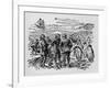 Landed on a Small Island Inhabited by Myriads of Penguins, C1918-null-Framed Giclee Print