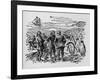 Landed on a Small Island Inhabited by Myriads of Penguins, C1918-null-Framed Giclee Print