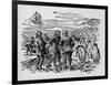 Landed on a Small Island Inhabited by Myriads of Penguins, C1918-null-Framed Giclee Print