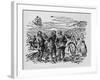 Landed on a Small Island Inhabited by Myriads of Penguins, C1918-null-Framed Giclee Print