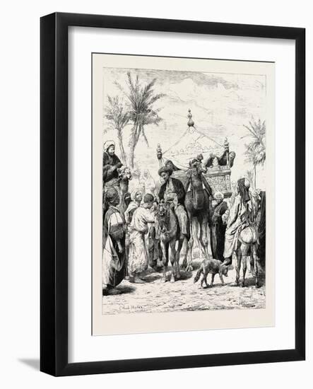 Landed Proprietor Returning from a Pilgrimage. Egypt, 1879-null-Framed Giclee Print