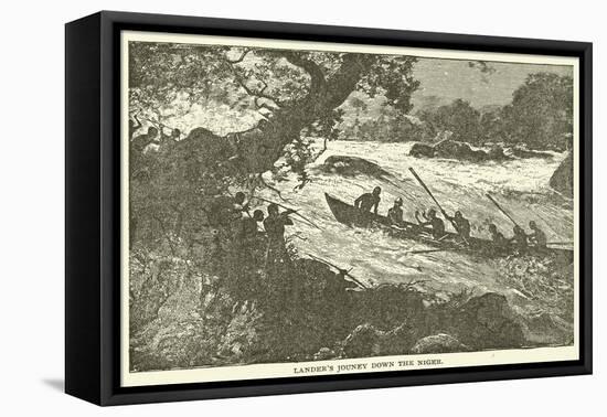 Lander's Jouney Down the Niger-null-Framed Stretched Canvas