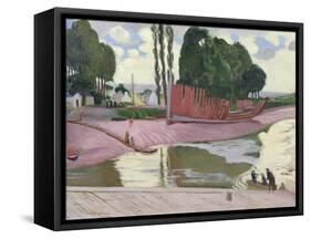 Landerneau River, 1924-Maurice Denis-Framed Stretched Canvas