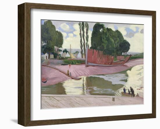 Landerneau River, 1924-Maurice Denis-Framed Giclee Print