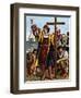 Landfall of Christopher Columbus, 1492-null-Framed Giclee Print