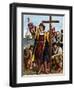 Landfall of Christopher Columbus, 1492-null-Framed Giclee Print