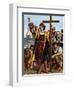 Landfall of Christopher Columbus, 1492-null-Framed Giclee Print