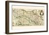 Landgravate Of Alsace, With Sundgau And Breisgau-Willem Janszoon Blaeu-Framed Art Print