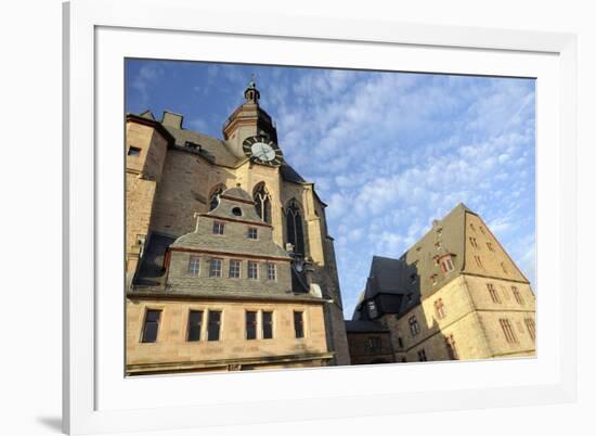 Landgrave Castle Clock Tower-Nick Upton-Framed Photographic Print