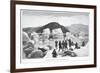 Landing at Eskimo Point, September 29, 1883, Pub. London 1886-J. Steeple Davis-Framed Giclee Print