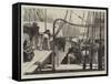 Landing Cotton at Liverpool-Arthur Boyd Houghton-Framed Stretched Canvas