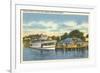 Landing Dock, Peaks Island, Maine-null-Framed Premium Giclee Print