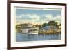 Landing Dock, Peaks Island, Maine-null-Framed Premium Giclee Print