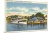 Landing Dock, Peaks Island, Maine-null-Mounted Premium Giclee Print