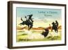 Landing in Cheyenne, Rodeo Scenes, Wyoming-null-Framed Art Print