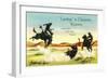 Landing in Cheyenne, Rodeo Scenes, Wyoming-null-Framed Art Print