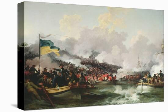 Landing of British Troops at Aboukir, 8 March 1801, 1802-Philip James De Loutherbourg-Stretched Canvas