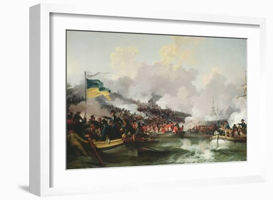 Landing of British Troops at Aboukir, 8 March 1801, 1802-Philip James De Loutherbourg-Framed Giclee Print